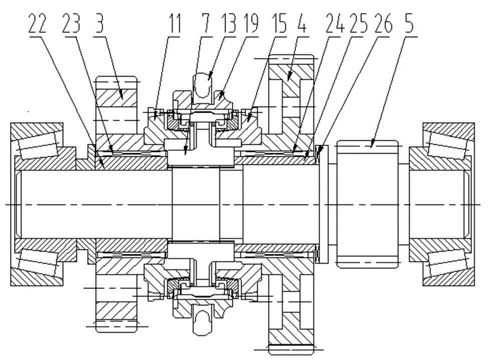 Screw-nut gear-shifting mechanism for automatic two-gear transmission of electric car