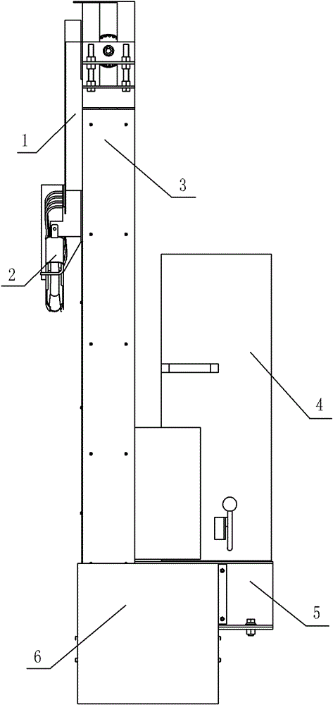 Automatic tube arranging device for doffing machine