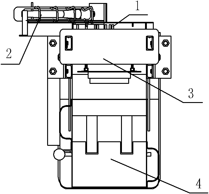 Automatic tube arranging device for doffing machine