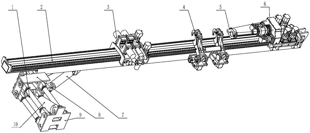 Pile sinking ring rolling machine