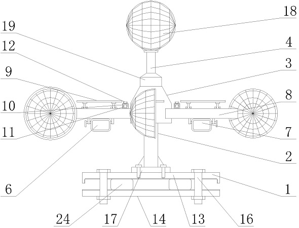 Wind power reflective bird repelling device