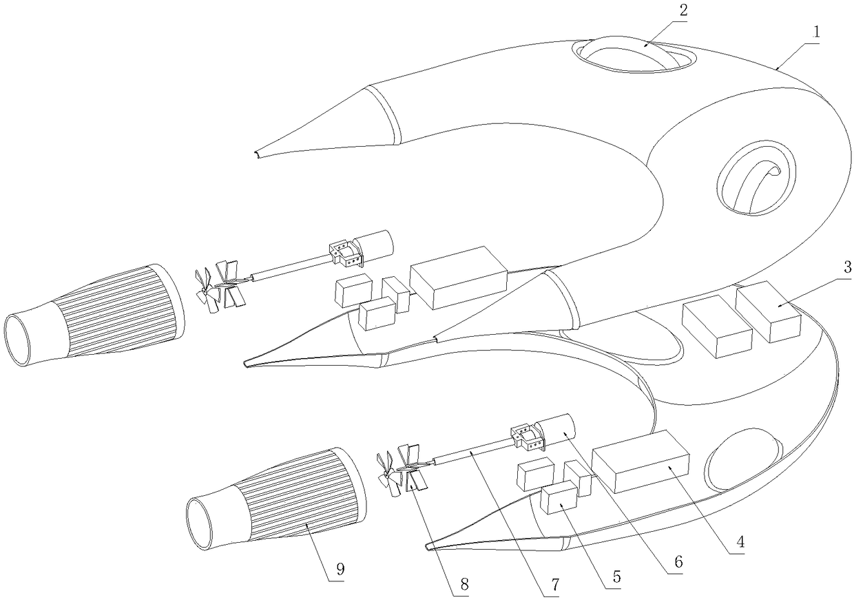 A bidirectional electric lifebuoy