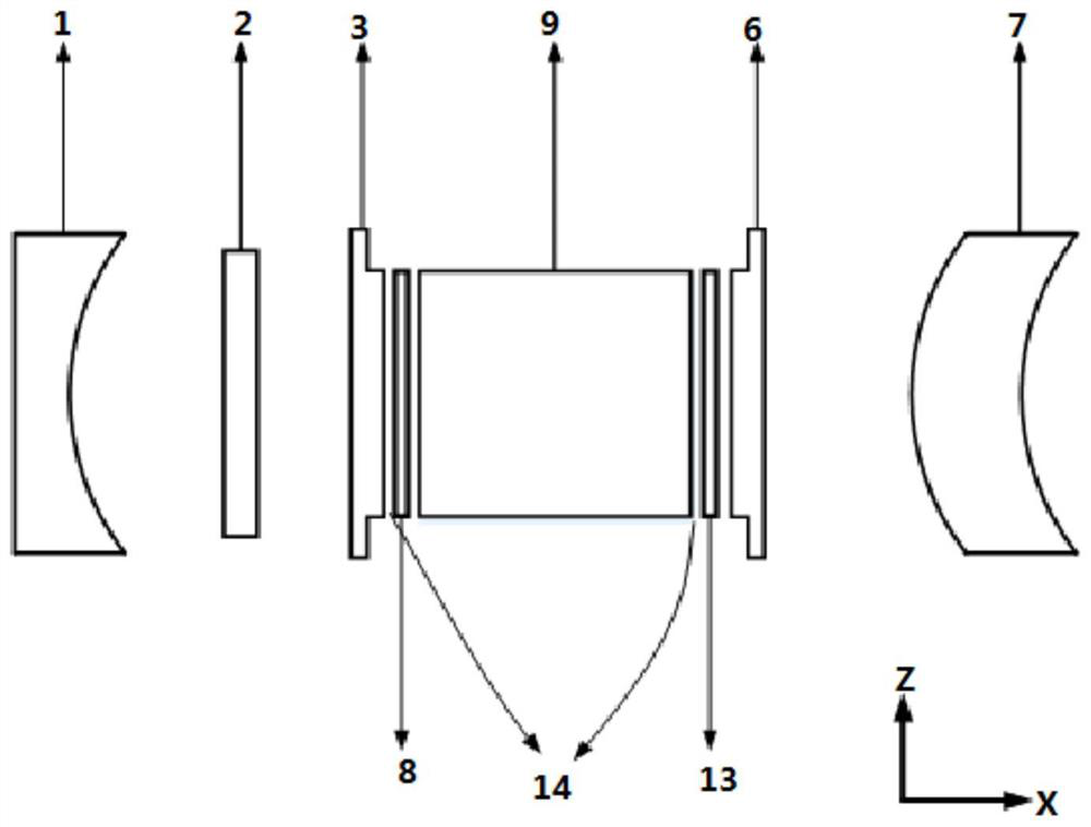 High-power liquid cooling pulse solid laser device