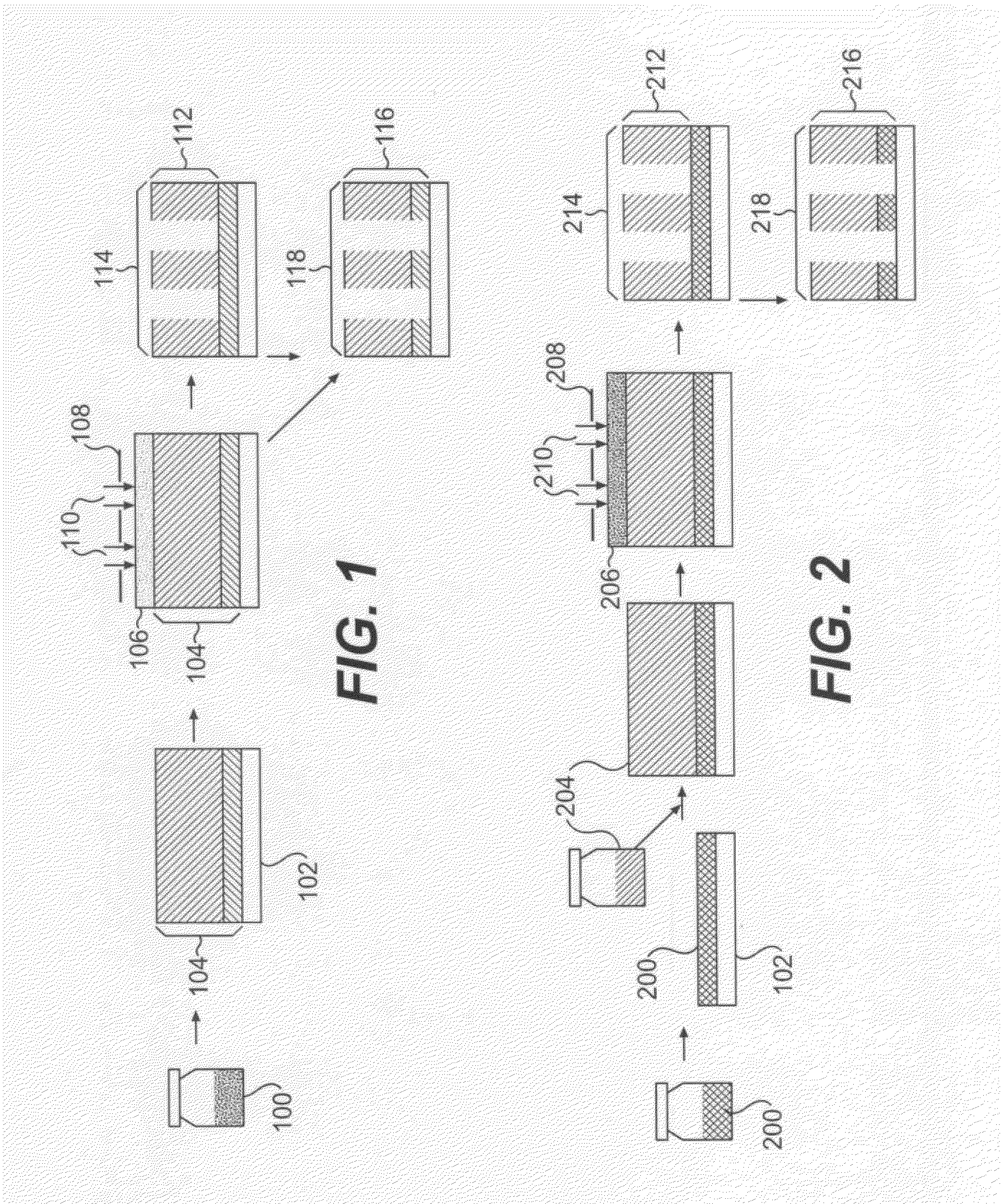 Self-segregating multilayer imaging stack with built-in antireflective properties