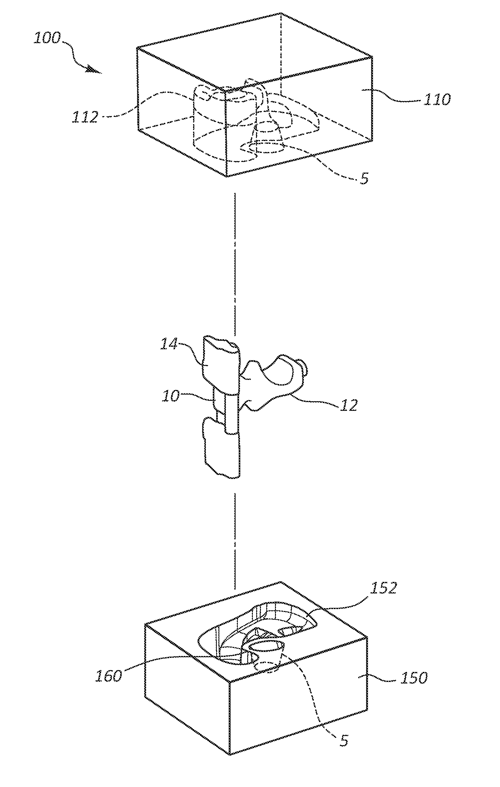 Subsurface chills to improve railcar knuckle formation