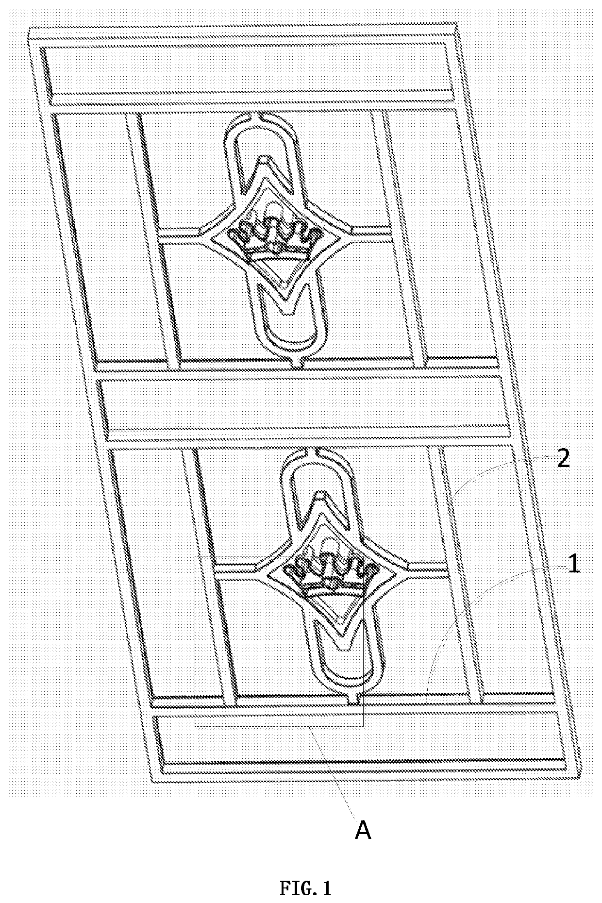 Grille decorative flower structure