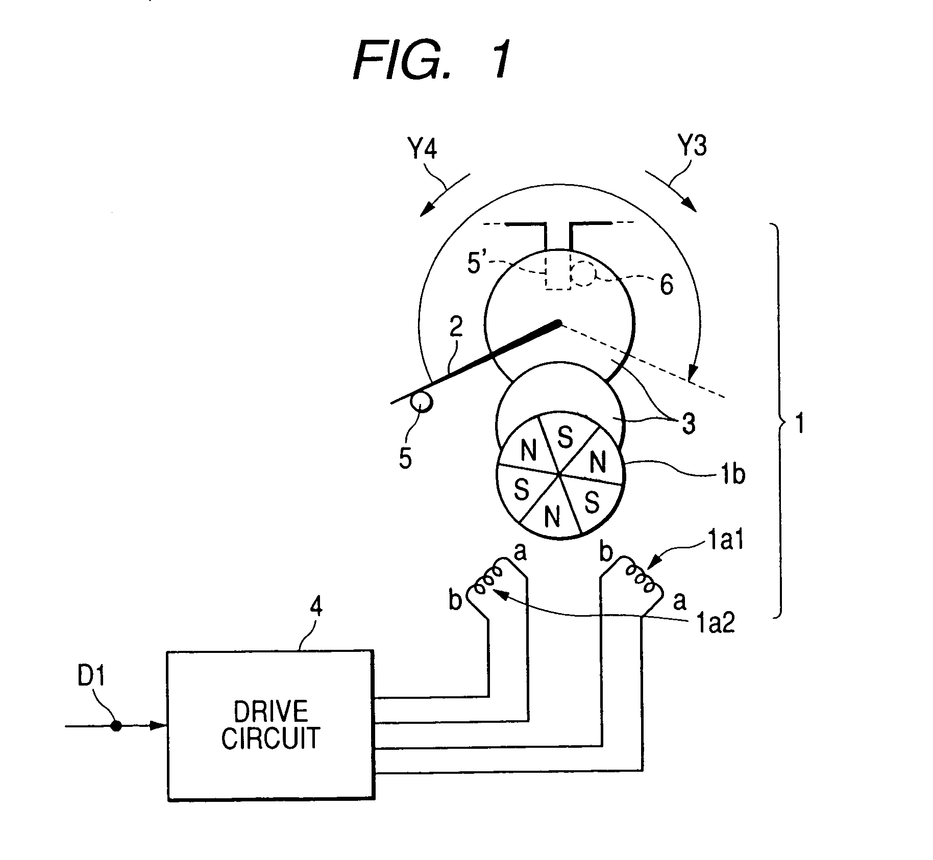 Driving device for stepping motor