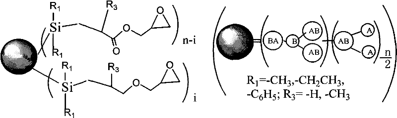 Silicon framework hyperbranched epoxy resin and preparation method thereof