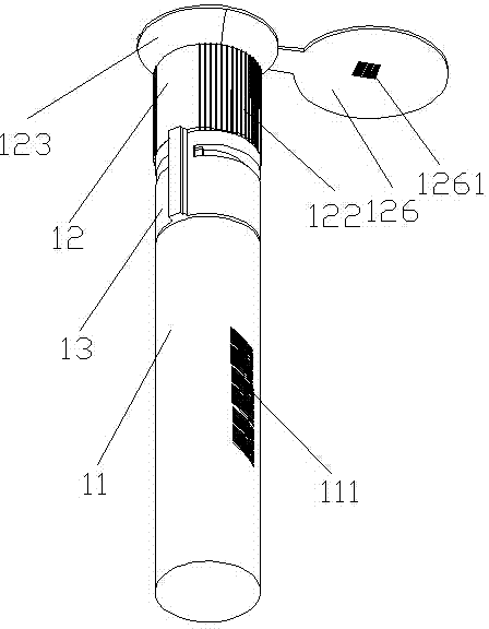 Saliva DNA (deoxyribonucleic acid) collection and storage bottle