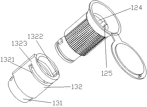 Saliva DNA (deoxyribonucleic acid) collection and storage bottle