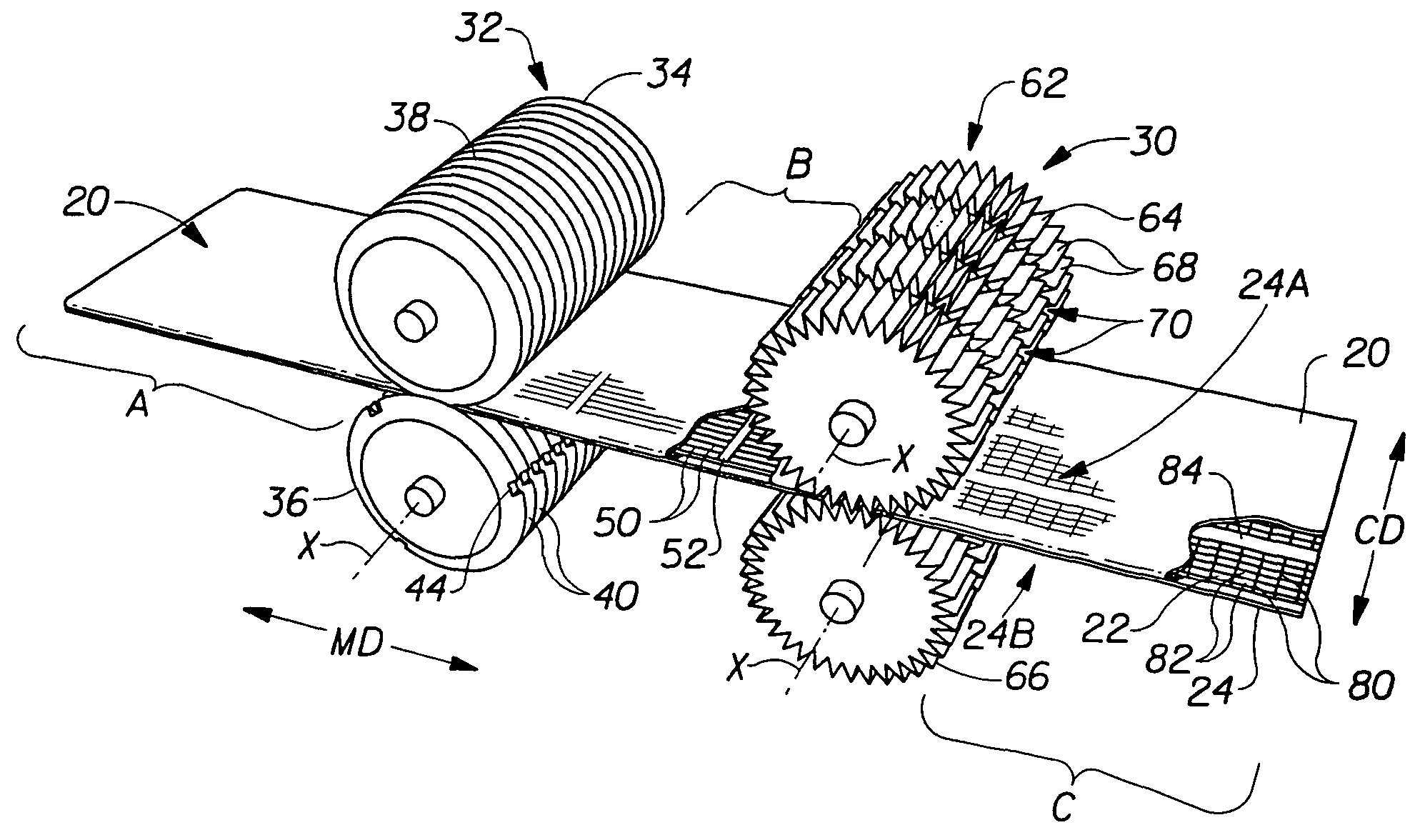 Methods of bonding materials, especially materials used in absorbent articles