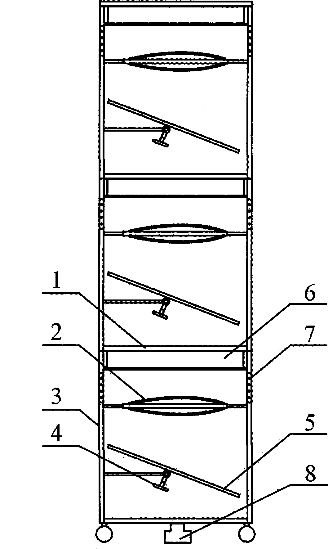 Photoelectric energy high-rate concentrating power generation system