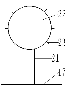 Plastic pelletizing residue cleaning device