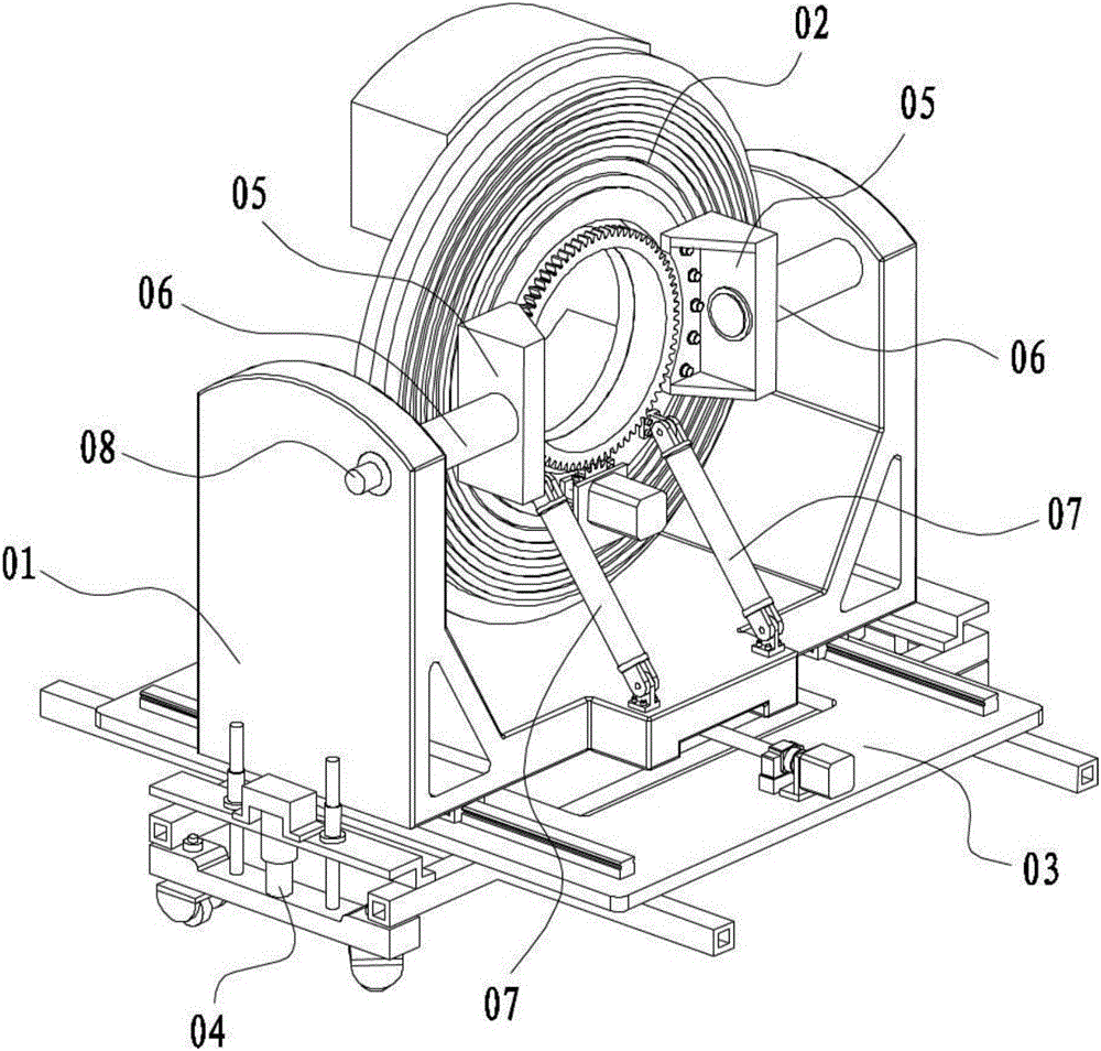 Movable computer tomography device