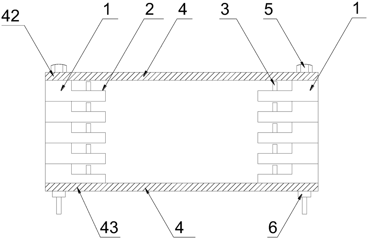 Refrigerator interlayer transporting frame assembly