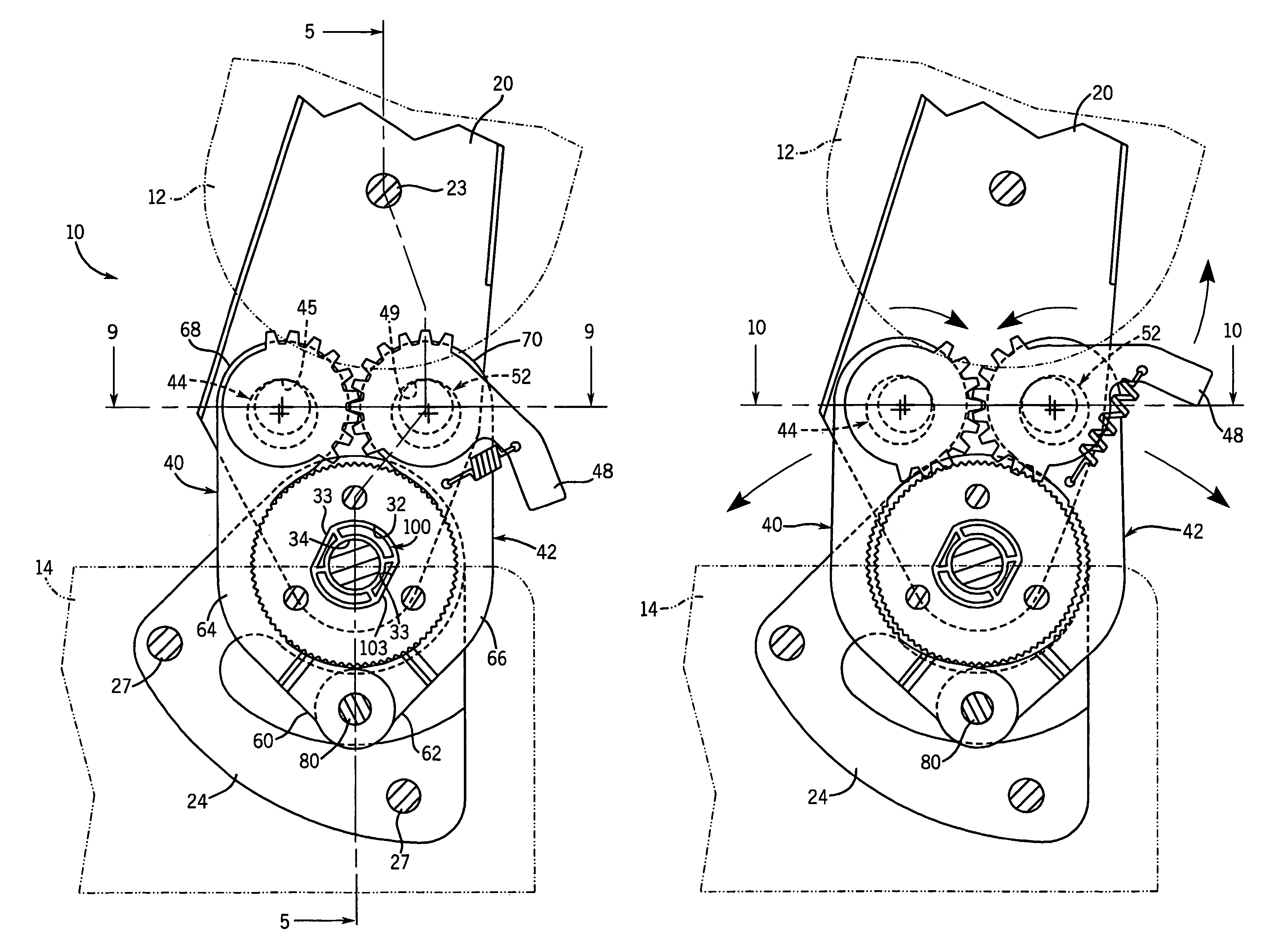 Recliner mechanism