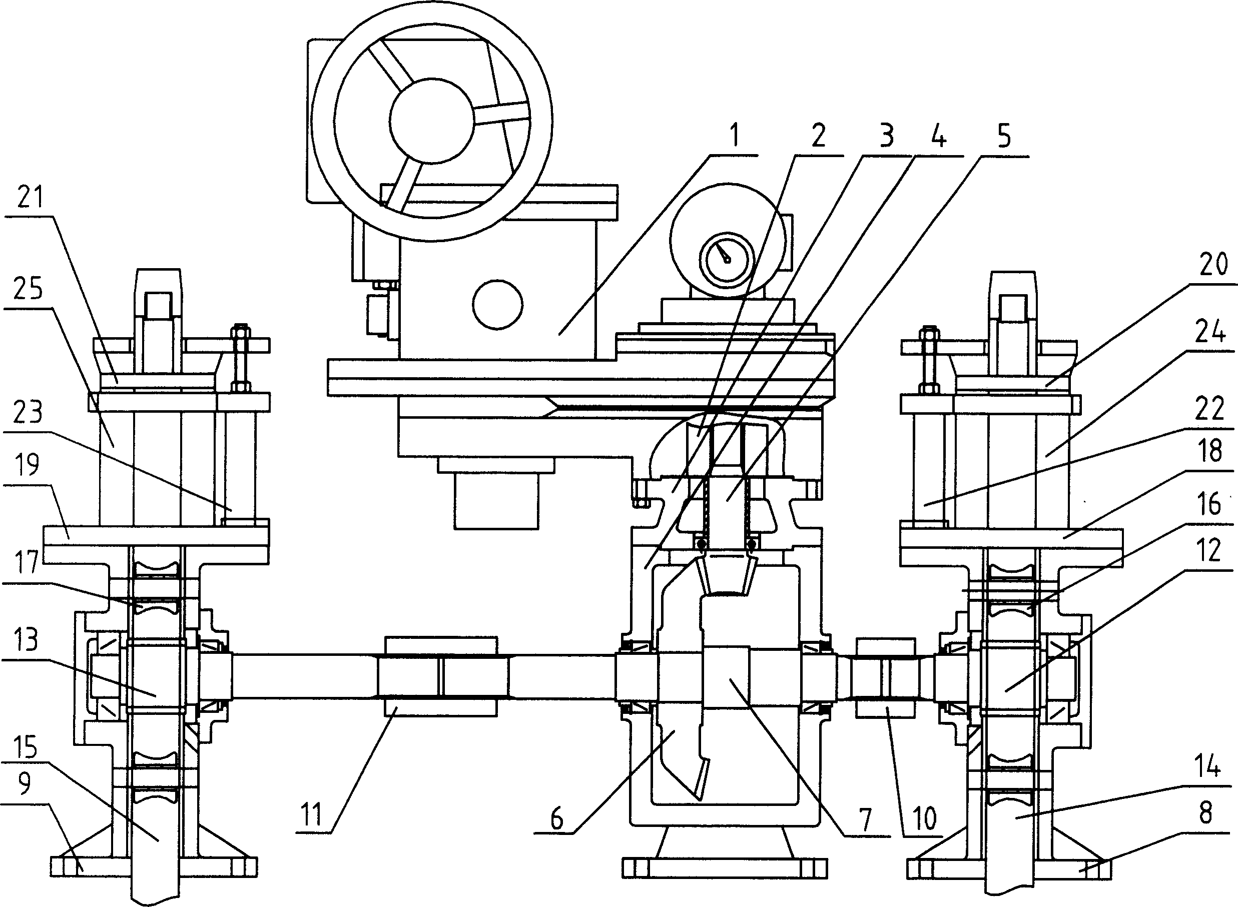 Double hanging point gate opening and closing device capable of fast closing gate