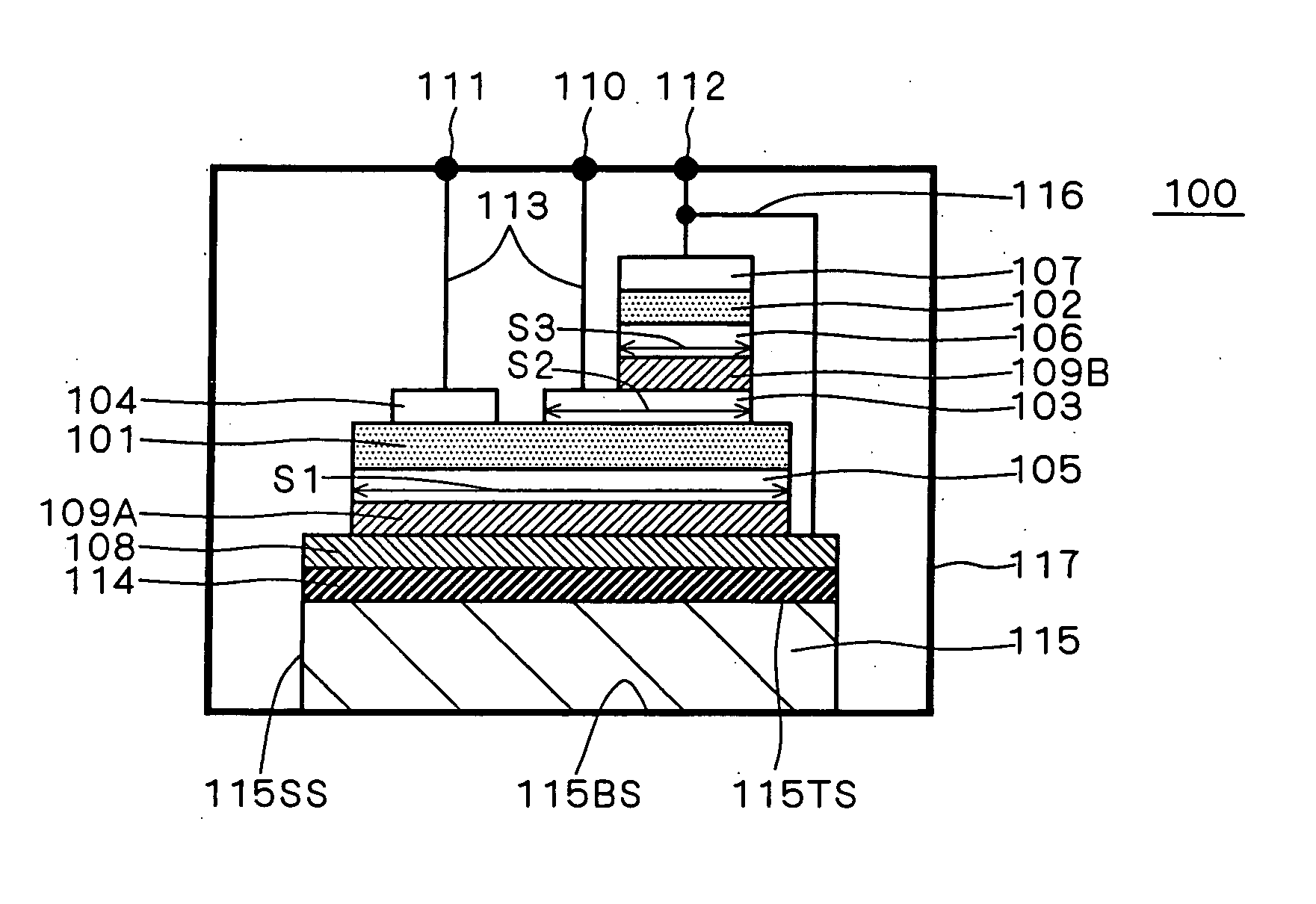 Semiconductor device with semiconductor chip formed by using wide gap semiconductor as base material