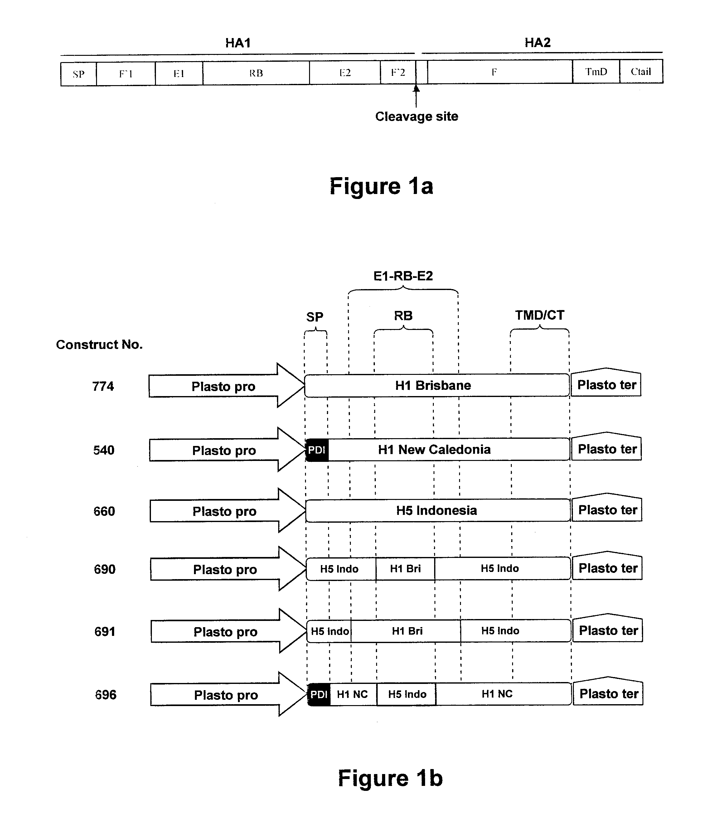 Chimeric Influenza Virus-Like Particles Comprising Hemagglutinin