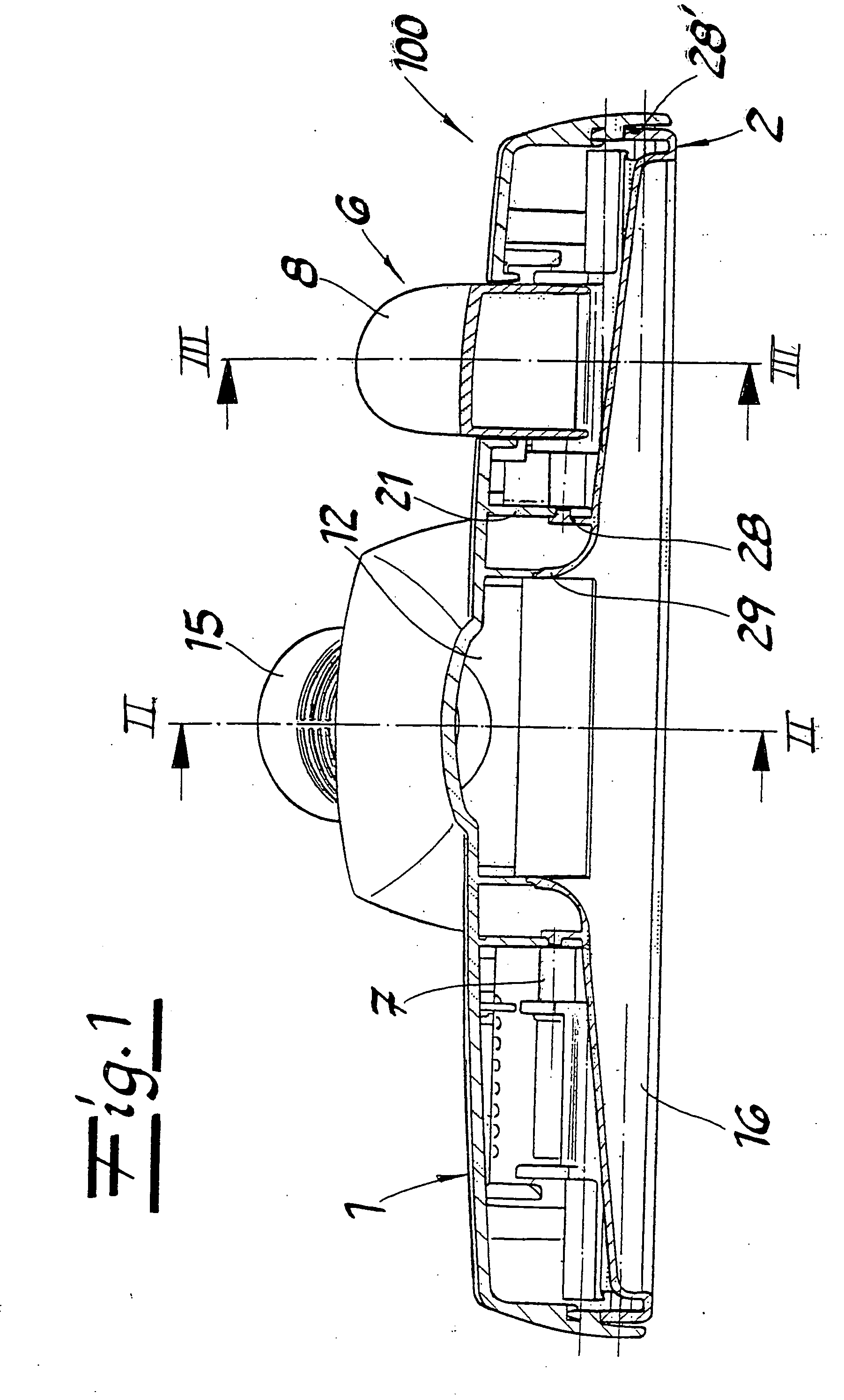 Vacuum cleaner nozzle for floors and carpets