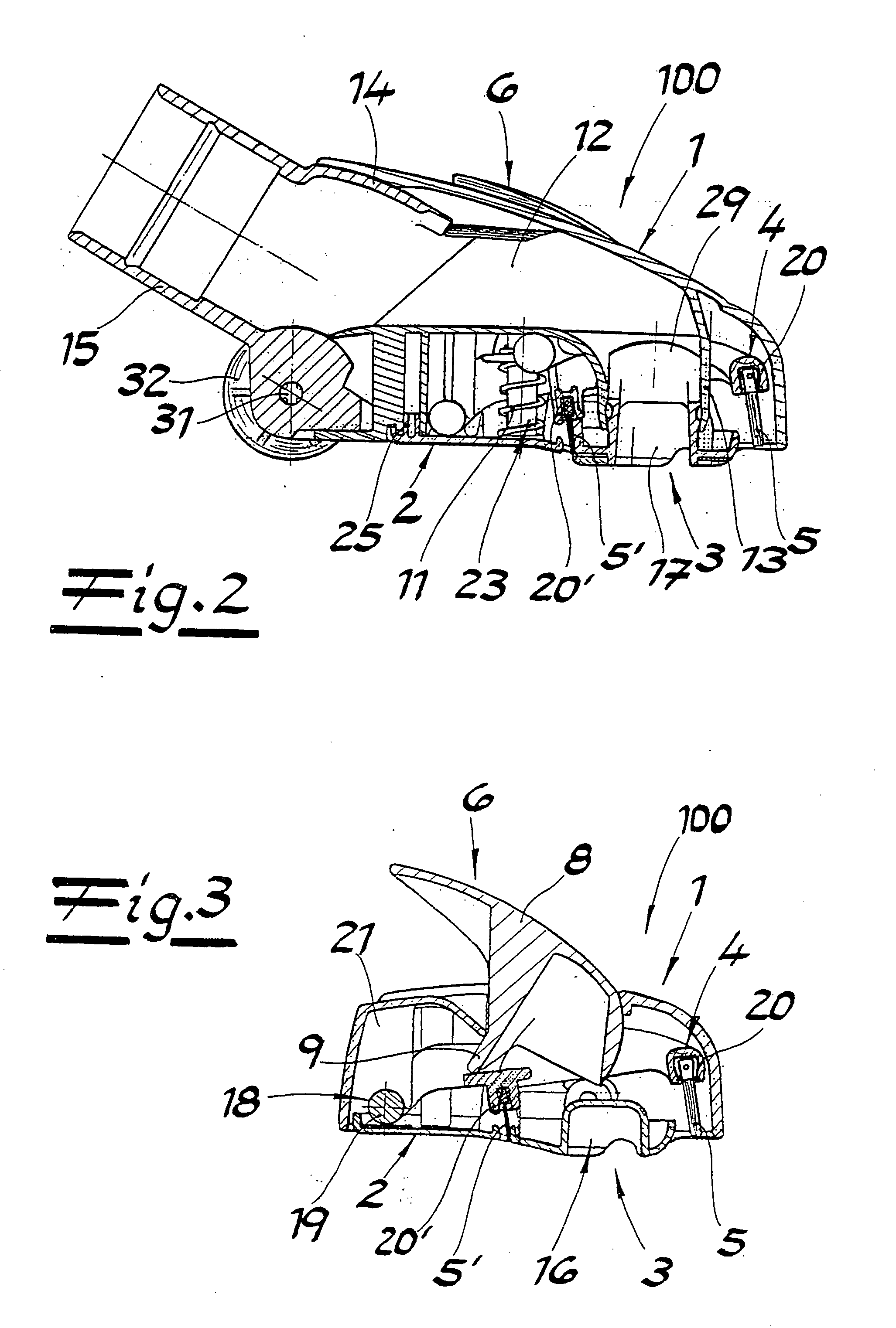 Vacuum cleaner nozzle for floors and carpets