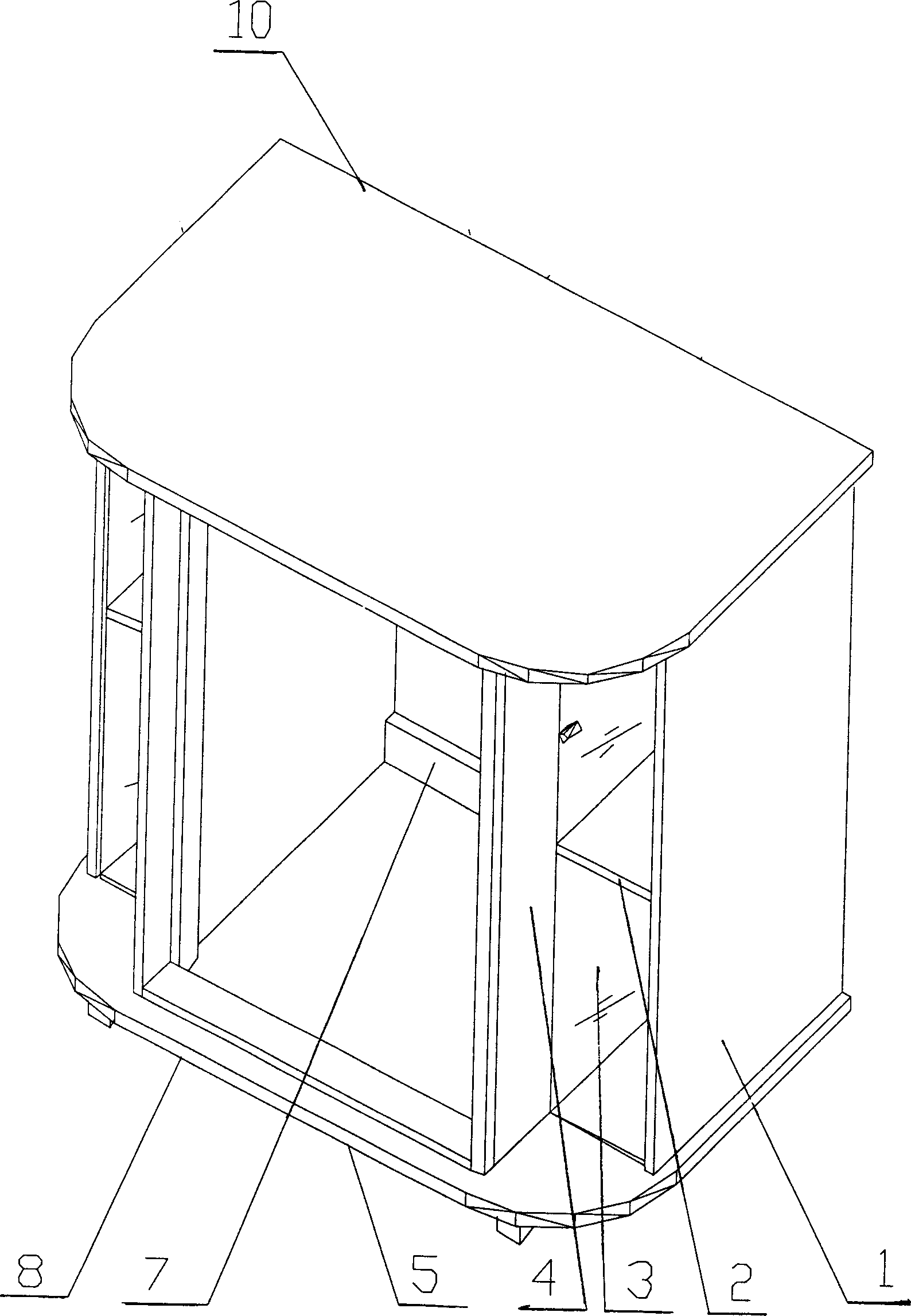 Bar type electric freezer cabinet