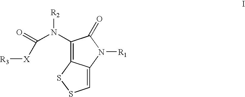 Dithiolopyrrolone compounds, the preparation and the use thereof