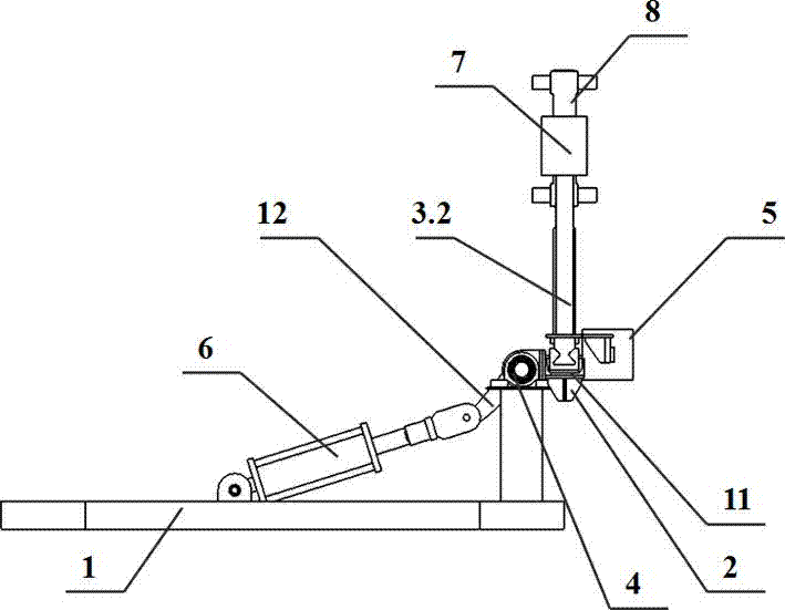 Turning device for assembling tires of heavy duty cars