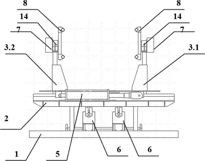 Turning device for assembling tires of heavy duty cars