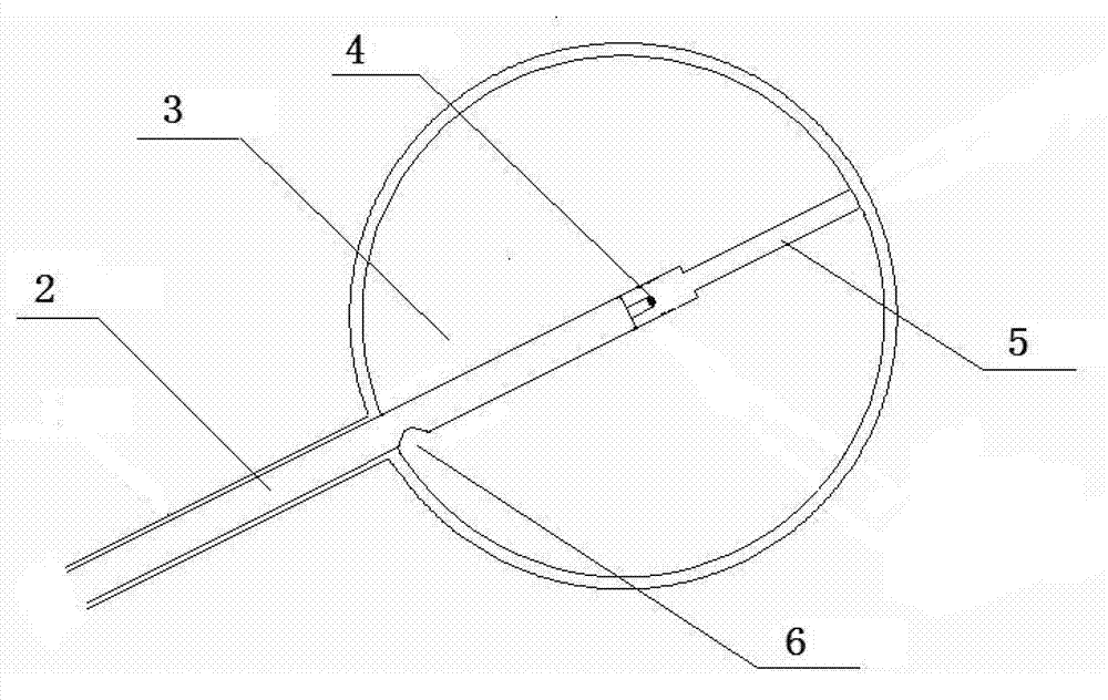 Fixing device of optical fiber temperature sensor