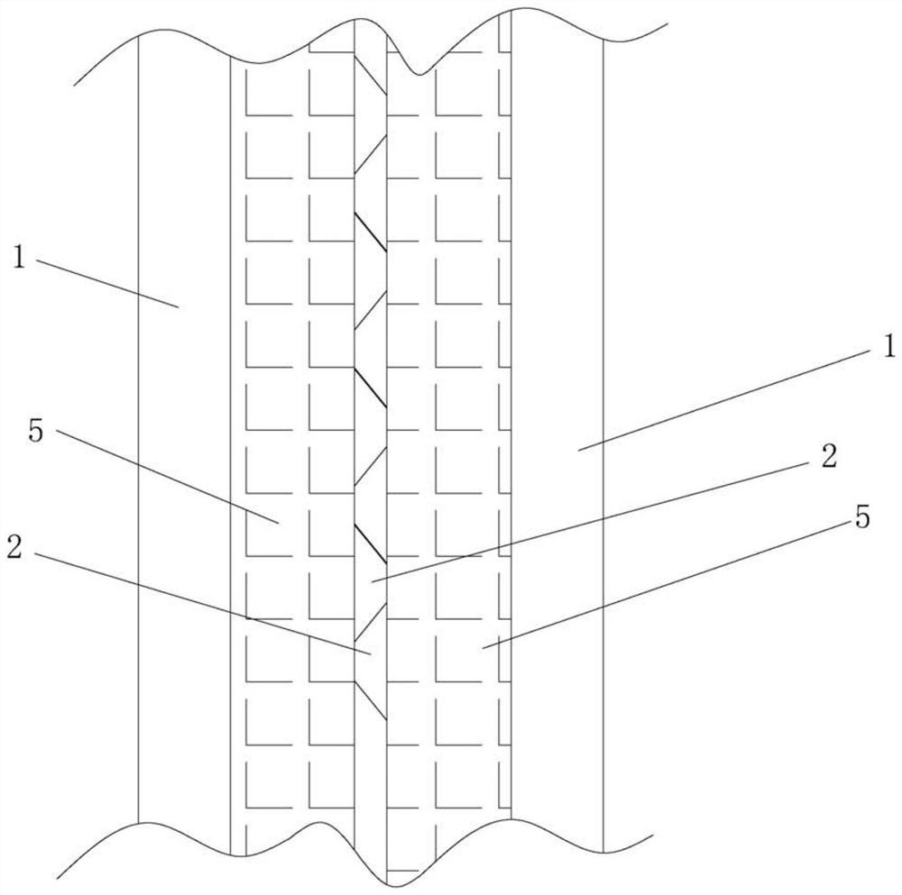 Silica gel sealing process of waterproof chain