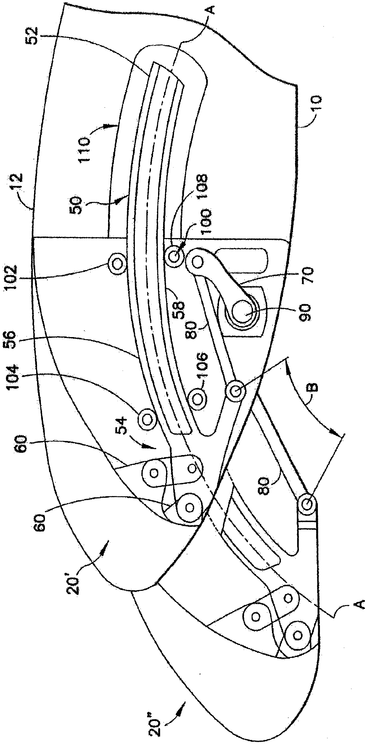 Pulley frame for aircraft slat rails