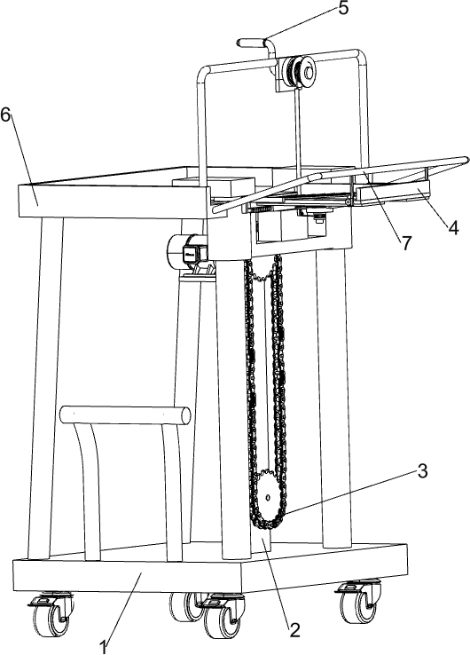 Foam brick conveying device for building