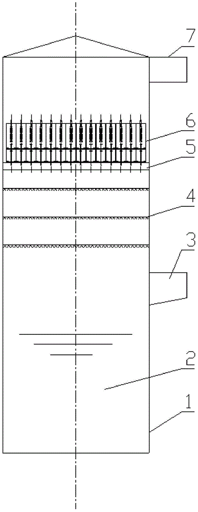 Mechanical-electrical integration dust removal demister