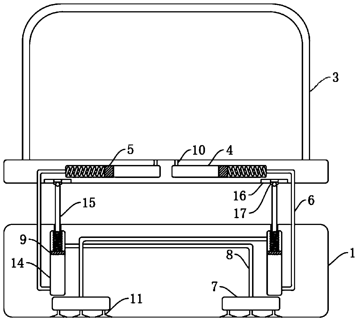 Anti-toppling artwork display stand