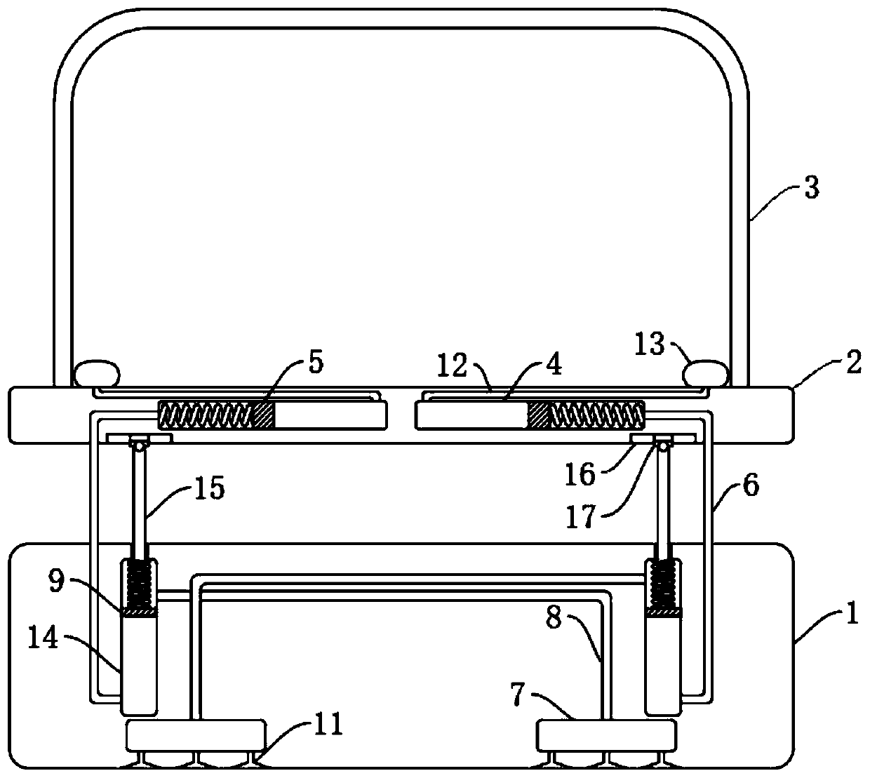 Anti-toppling artwork display stand