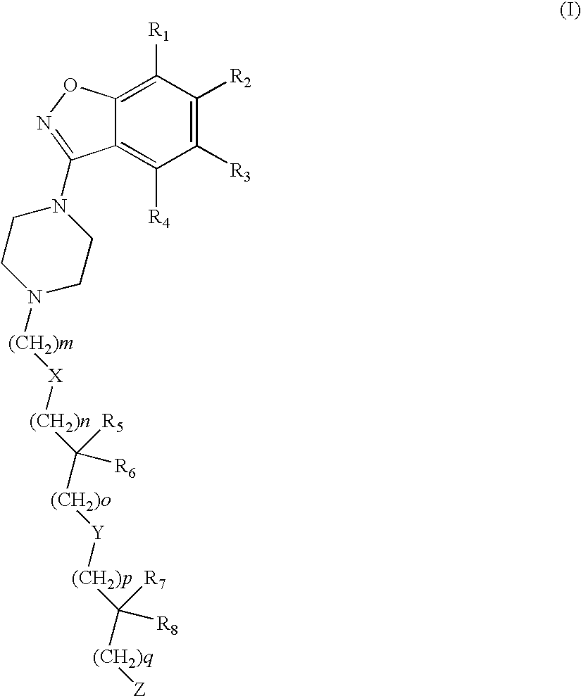 Benzisoxazole piperazine compounds and methods of use thereof