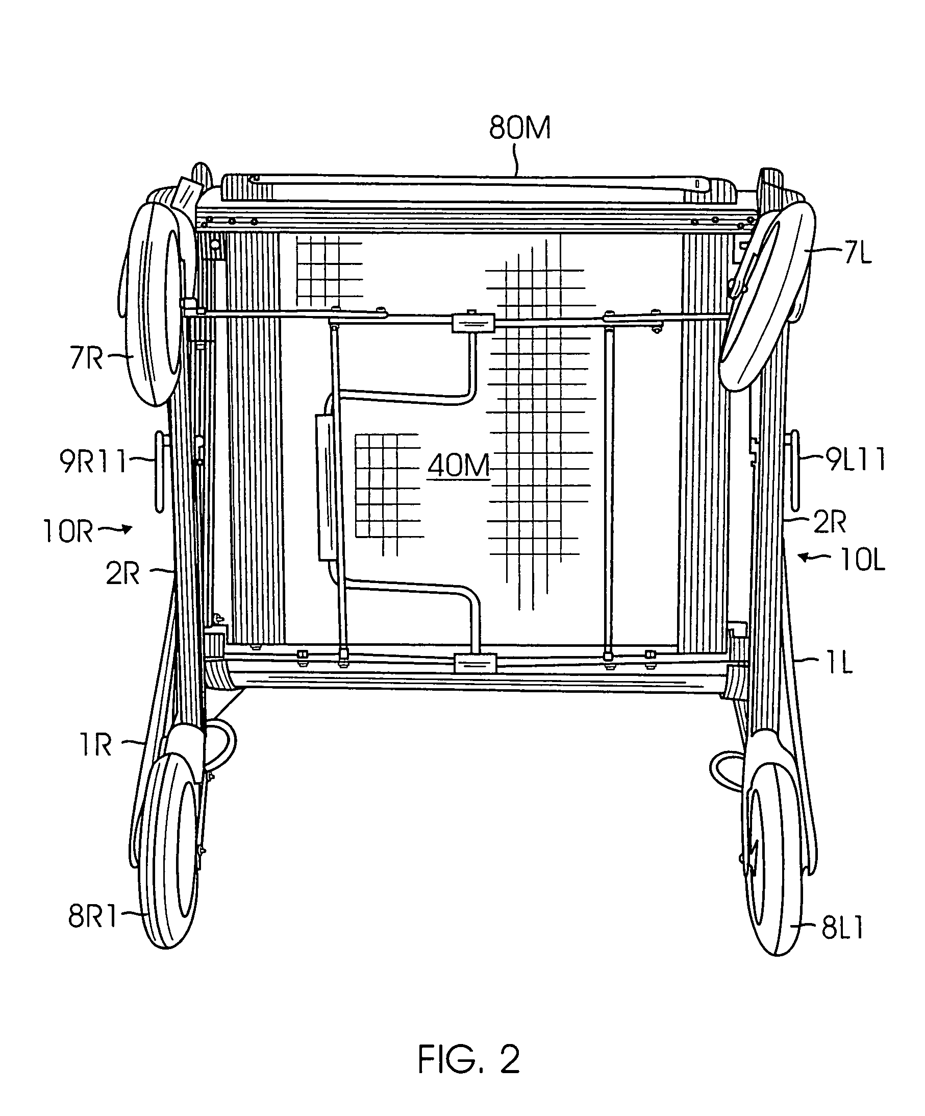 Combination walker and wheelchair with improved ergonomic design