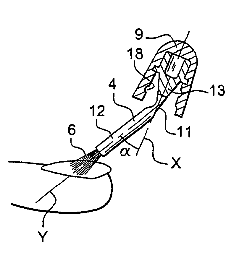 Applicator for cosmetic products