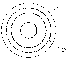 Cutting device used for round glass furniture