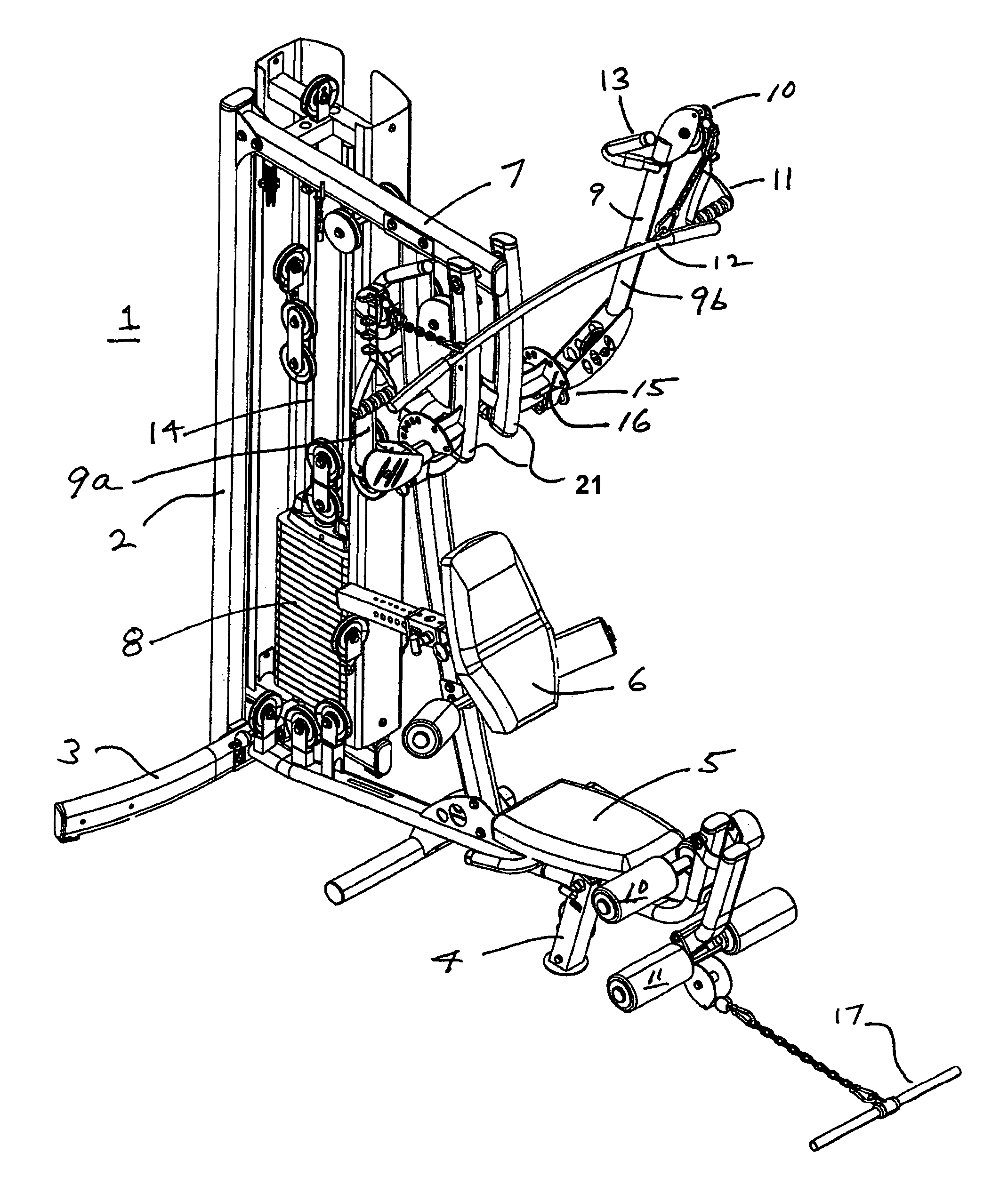 Multifunctional physical training device