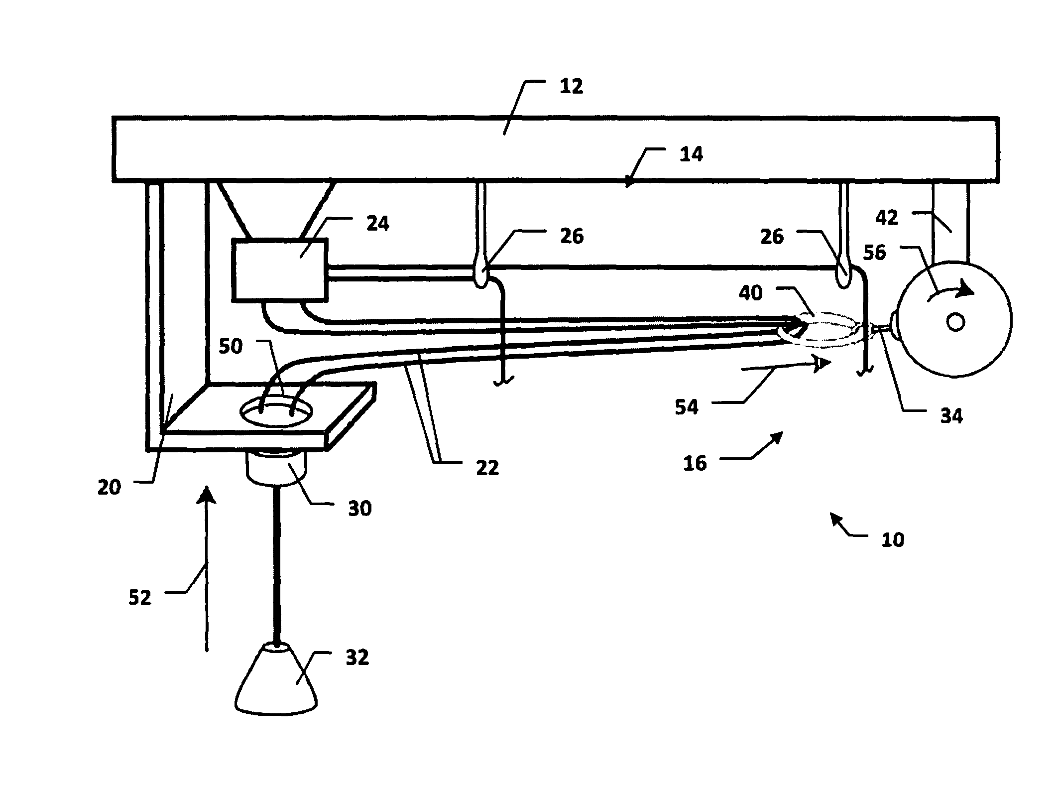 Cord retracting shade operating assembly