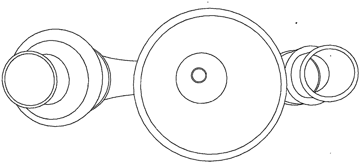 Novel flushable anus drainage tube