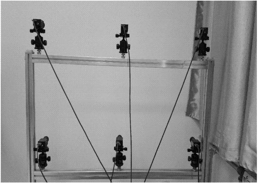 Panoramic imaging method based on camera array