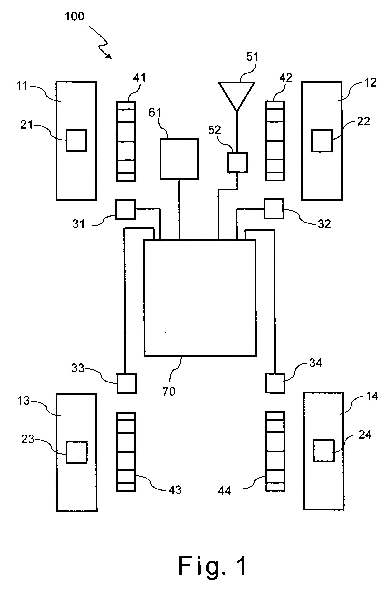 Tire air pressure monitoring system