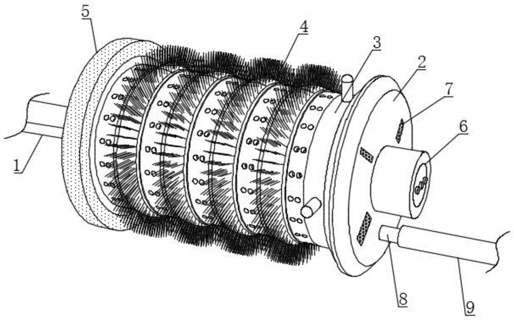 Universal inner wall corrosion prevention and film forming device for bent and straight pipes