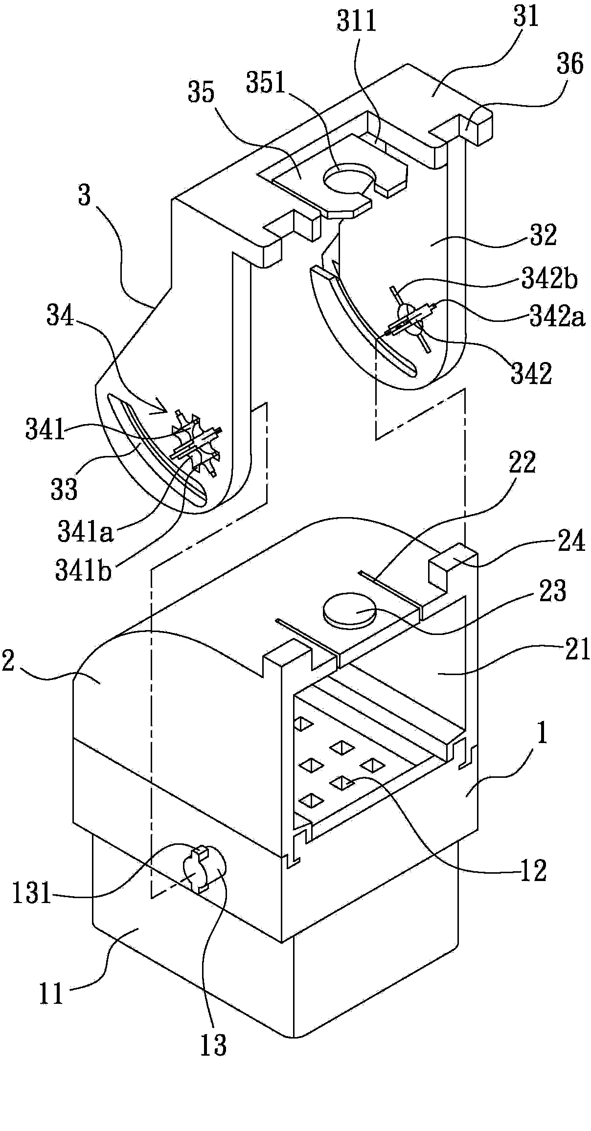 Electric connector and locking structure thereof