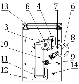 Fool-proof device for visual inspection of clamp spring of yacht shifter