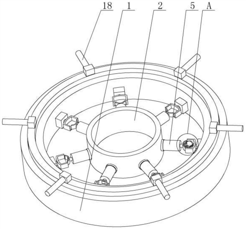 Generator rotor collector ring carbon brush constant-pressure spring pressure detection device