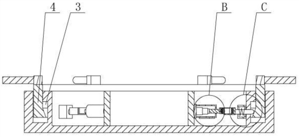 Generator rotor collector ring carbon brush constant-pressure spring pressure detection device